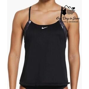 Nike Plus Size Racerback Double Up Tankini Top Size 1X